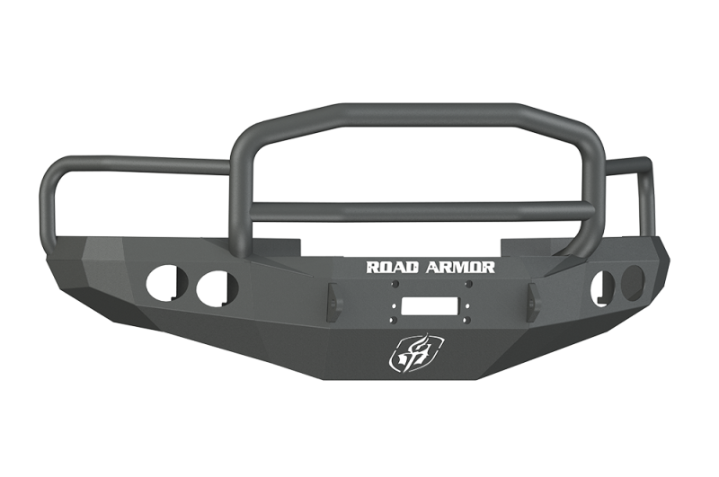 Dodge 1500 Front Bumper - Road Armor - Stealth Winch Bumper w/Lonestar Guard - Tex Blk - `97-`01